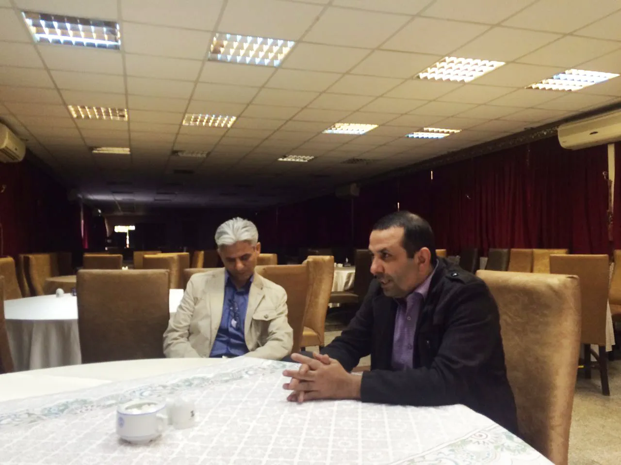 جلسه دیپلماسی ورزشی با حضور رئیس باشگاه هنرمندان و باشگاه پیام