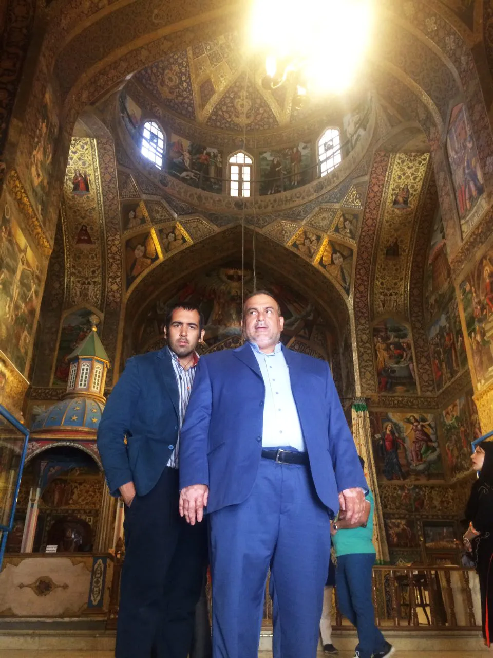 ملاقات با خلیفه‌گری کلیسای وانک اصفهان