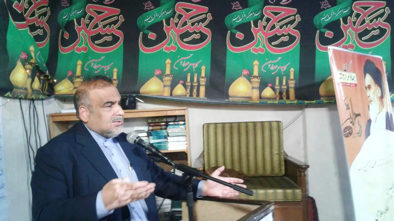 نشست حامیان جبهه جهادگران ایران اسلامی در حسینیه یزدی‌های شهر ری