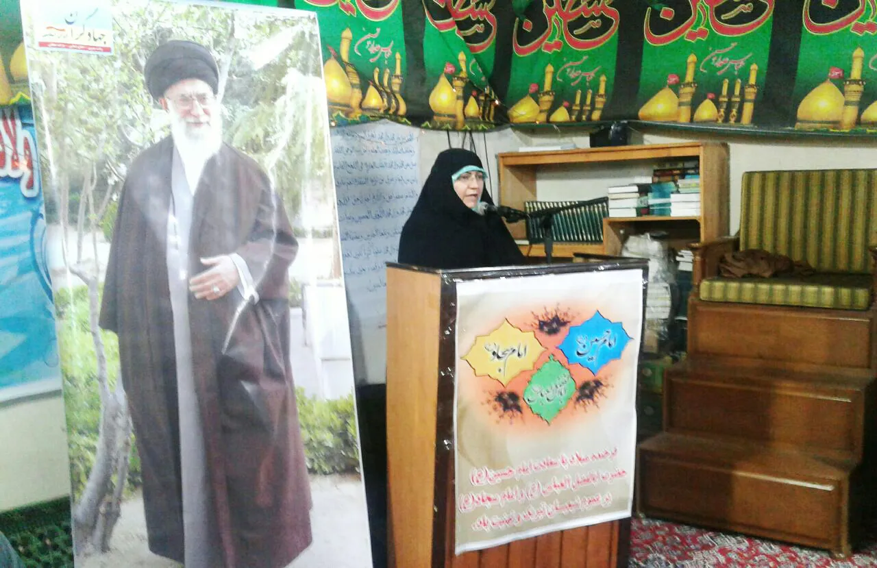 نشست حامیان جبهه جهادگران ایران اسلامی در حسینیه یزدی‌های شهر ری