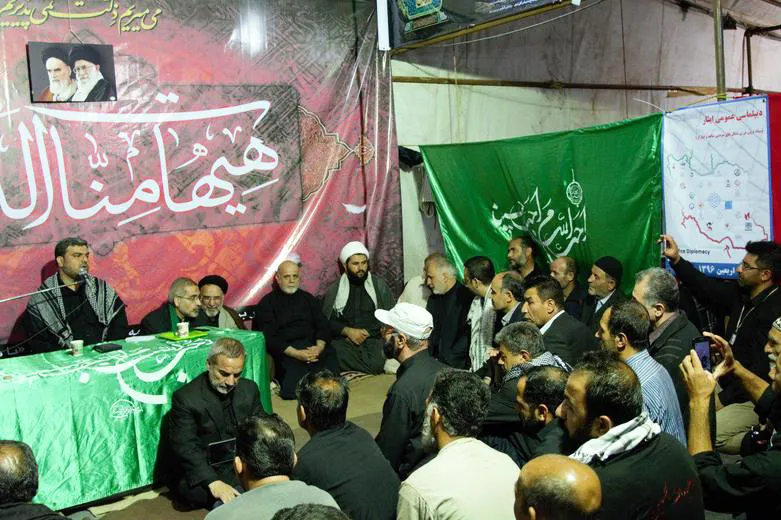 مراسم یادواره شهدای مدافع حرم و شهدای دیپلمات وزارت امور خارجه در کربلا