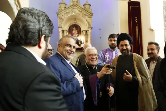 گردهمایی "تجلی دوستی و الفت بین مسلمانان و مسیحیان جهان" در کلیسای ارامنه