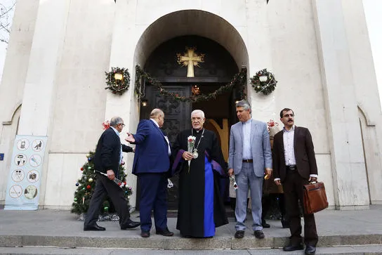 گردهمایی "تجلی دوستی و الفت بین مسلمانان و مسیحیان جهان" در کلیسای ارامنه