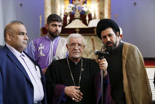گردهمایی "تجلی دوستی و الفت بین مسلمانان و مسیحیان جهان" در کلیسای ارامنه