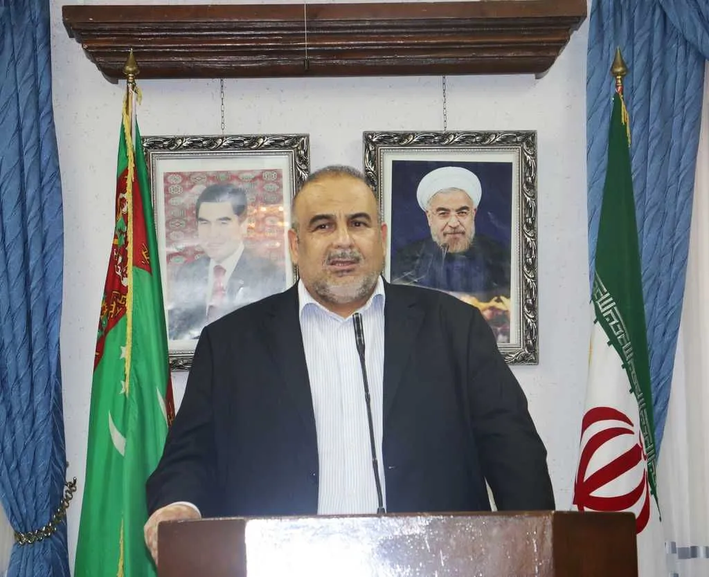 مراسم تودیع رایزن فرهنگی سفارت جمهوری اسلامی ایران در عشقآباد