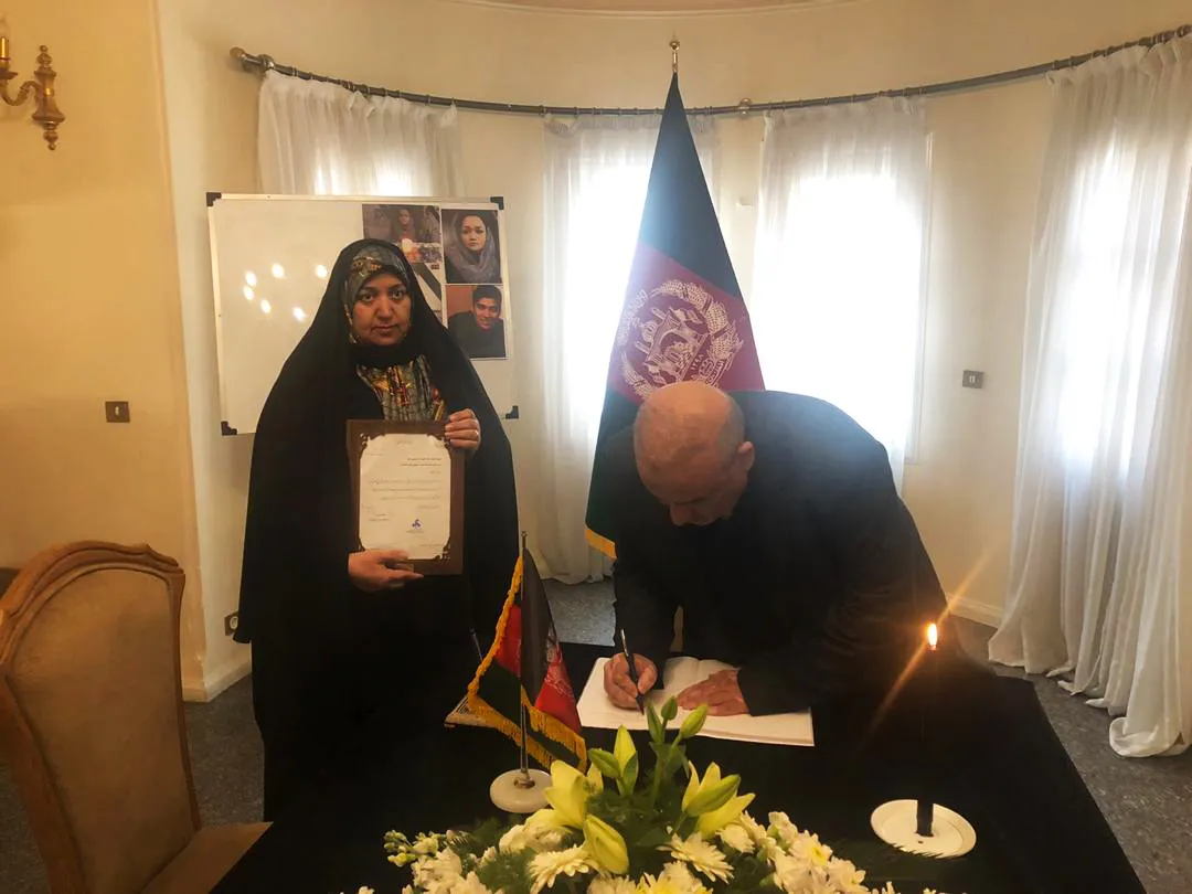 تسلیت به سفارت افغانستان در پی سانحه سقوط هواپیمای اوکراینی