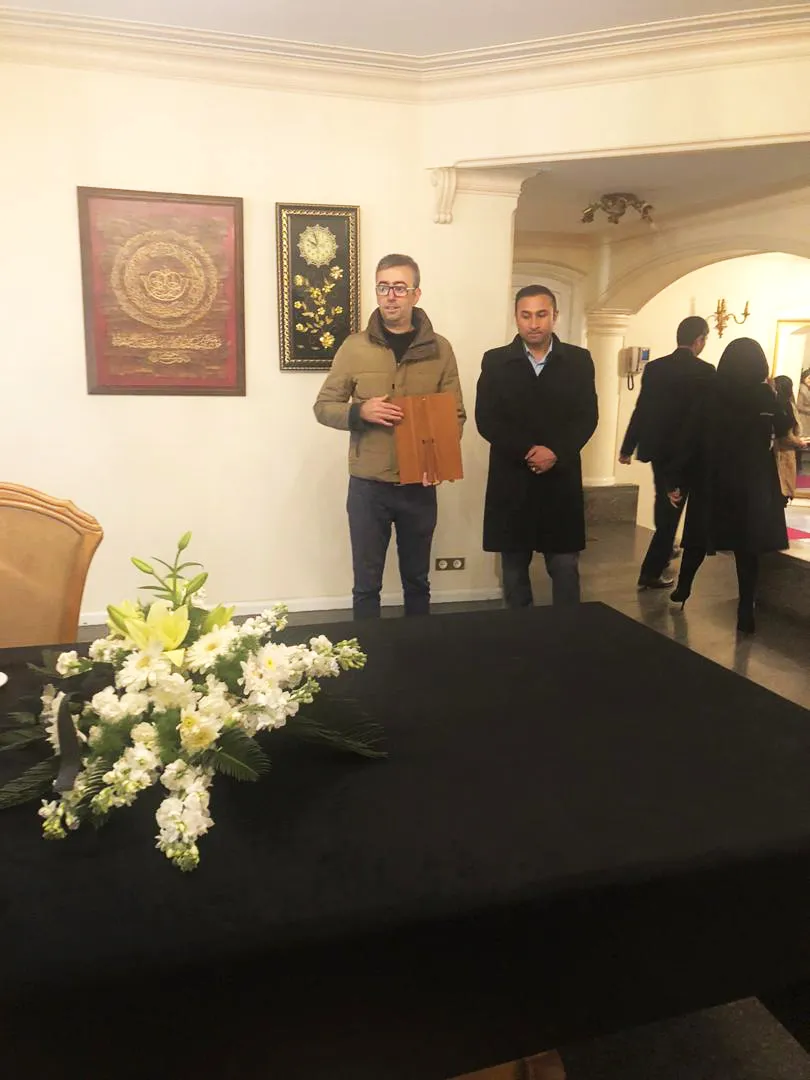 تسلیت به سفارت افغانستان در پی سانحه سقوط هواپیمای اوکراینی