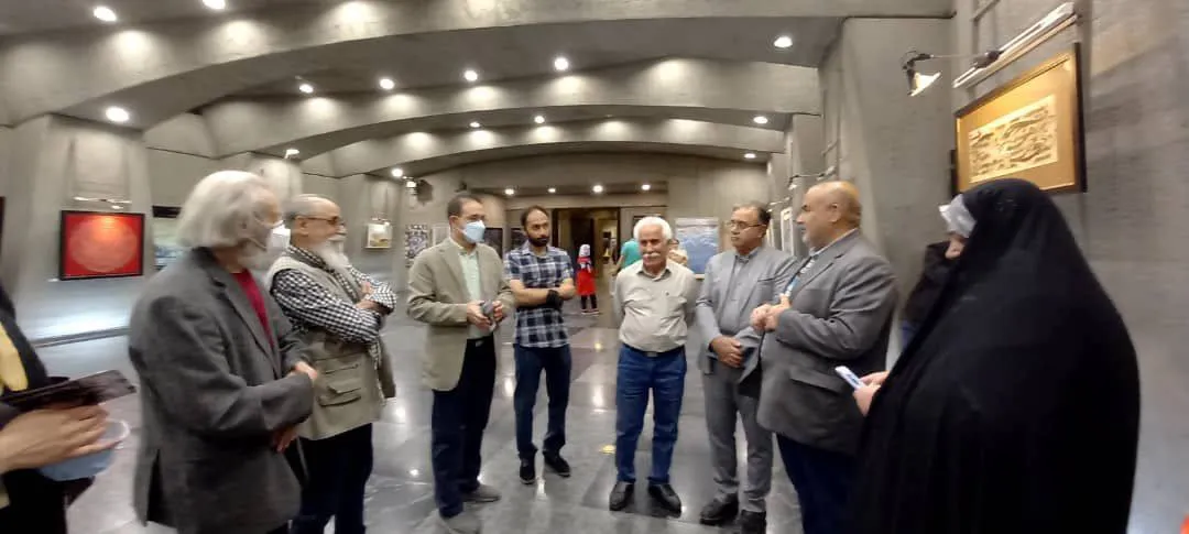 گردهمایی روز جهانی هنر با پیشکسوتان هنرمند در نمایشگاه ملی "تجسم آغاز"