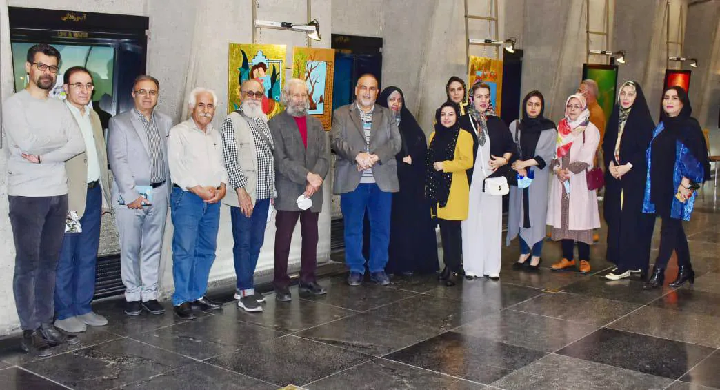 گردهمایی روز جهانی هنر با پیشکسوتان هنرمند در نمایشگاه ملی "تجسم آغاز"