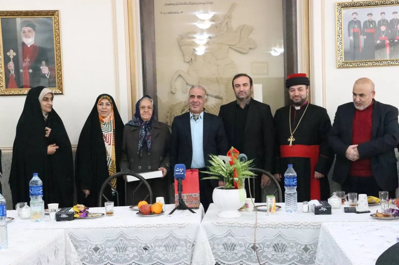 مراسم تجلیل از خانوادههای شهدای آشوری در آستانه سال نو میلادی