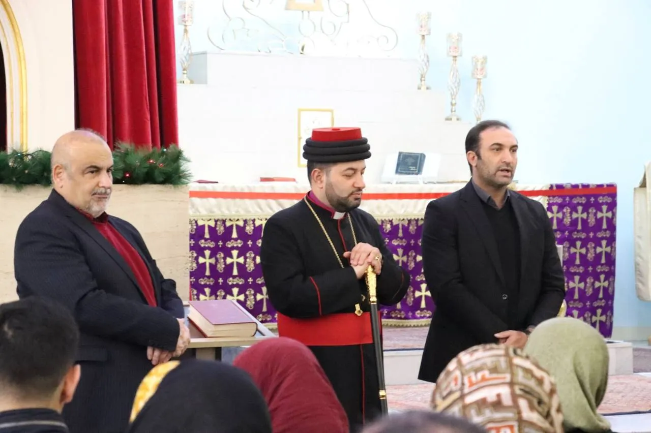 مراسم تجلیل از خانوادههای شهدای آشوری در آستانه سال نو میلادی