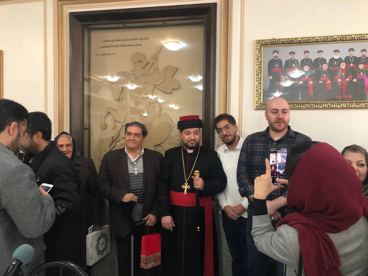 مراسم تجلیل از خانوادههای شهدای آشوری در آستانه سال نو میلادی