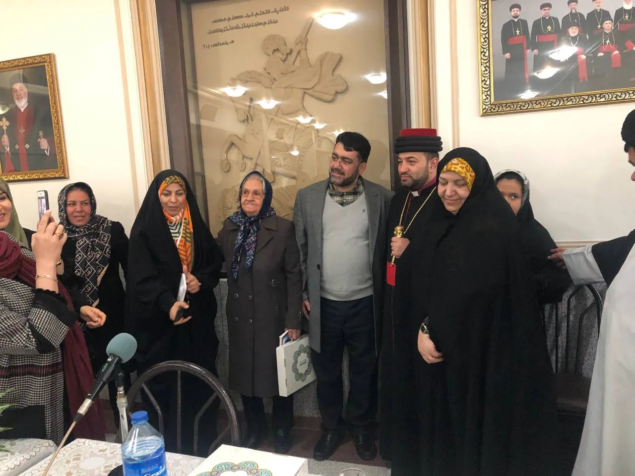 مراسم تجلیل از خانوادههای شهدای آشوری در آستانه سال نو میلادی