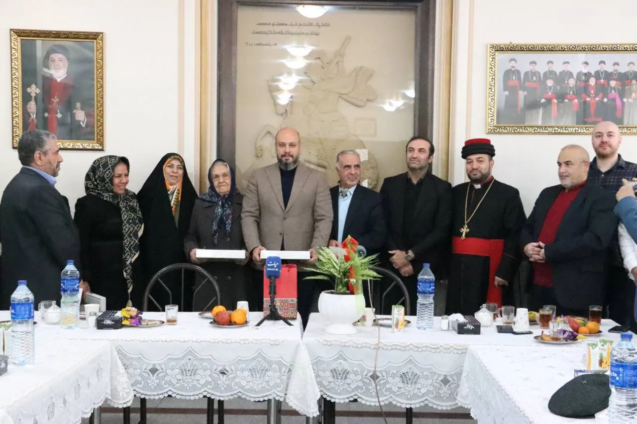 مراسم تجلیل از خانوادههای شهدای آشوری در آستانه سال نو میلادی