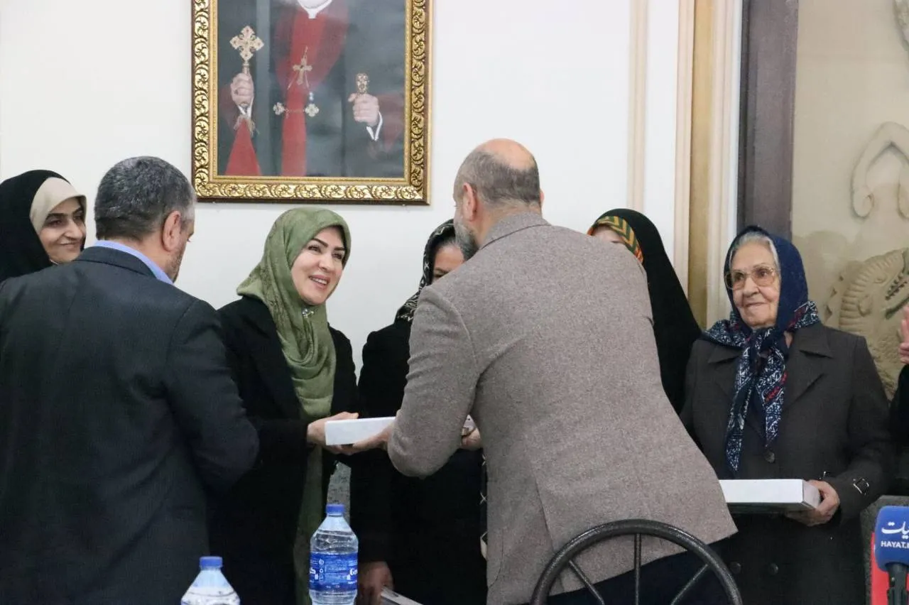 مراسم تجلیل از خانوادههای شهدای آشوری در آستانه سال نو میلادی