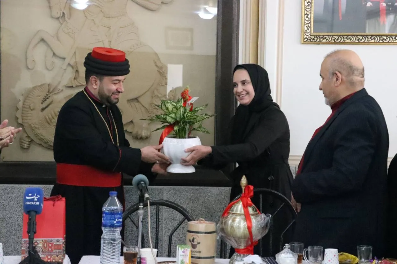 مراسم تجلیل از خانوادههای شهدای آشوری در آستانه سال نو میلادی