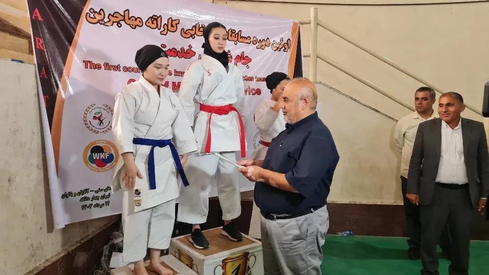 برگزاری اولین دوره مسابقات انتخابی کاراته مهاجرین افغانستانی