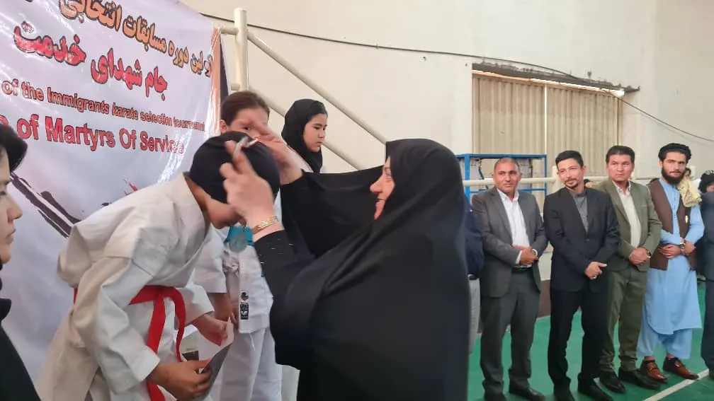برگزاری اولین دوره مسابقات انتخابی کاراته مهاجرین افغانستانی